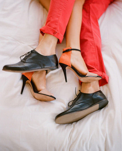 Midcentury Modern Engagement Shoot Inspiration
