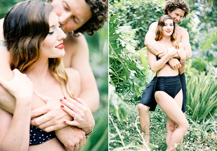 Tropical engagement shoot