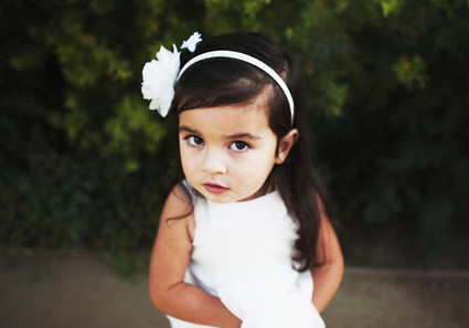 Flower Girl in All White Inspiration
