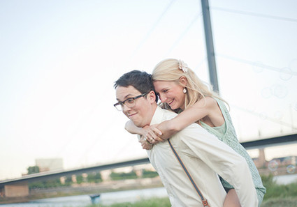 Carnival engagement 'piggy-back' Inspiration
