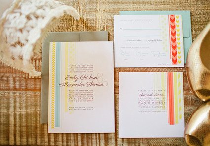 Colorful Garden Estate Invitations