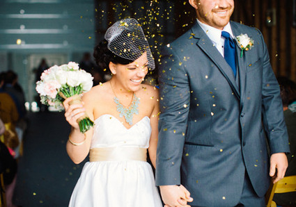 Gold Confetti Exit