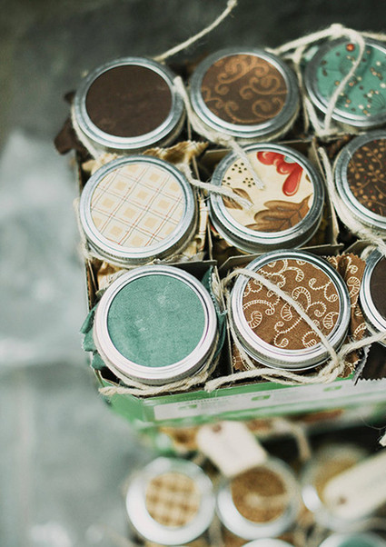 Ball Jar Colored Lids Inspiration
