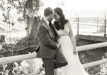 Vintage California Ranch Wedding Portrait