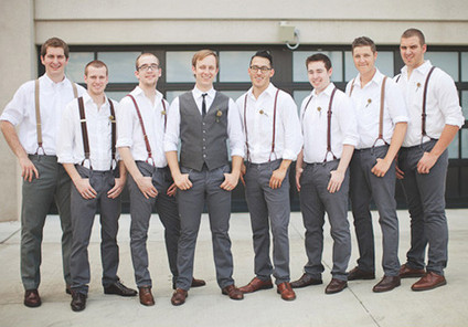 Vintage Kansas City Wedding Groomsmen