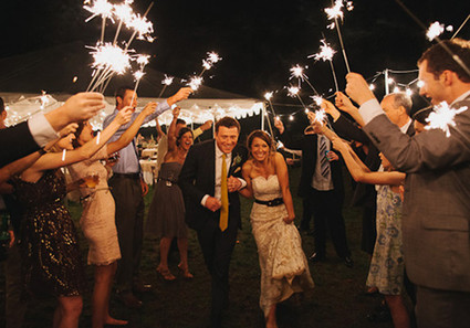 Sparklers Wedding Inspiration
