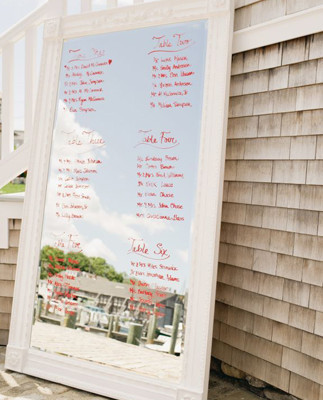 Escort Cards Wedding Inspiration