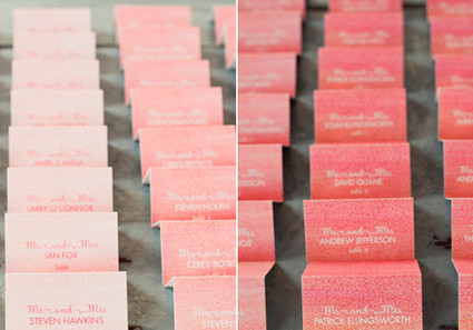 Escort Cards Wedding Inspiration