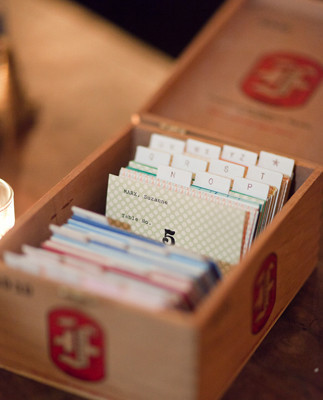Escort Cards Wedding Inspiration