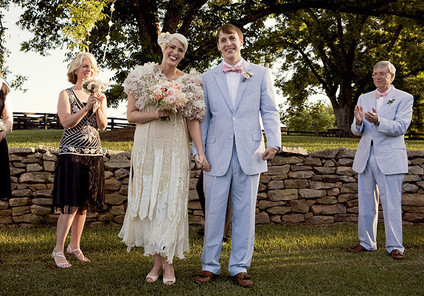 Roaring 1920's Wedding Portrait