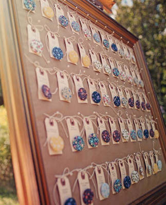 Escort Cards Wedding Inspiration
