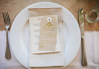 Place Setting Wedding Inspiration
