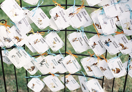 Escort Cards Wedding Inspiration
