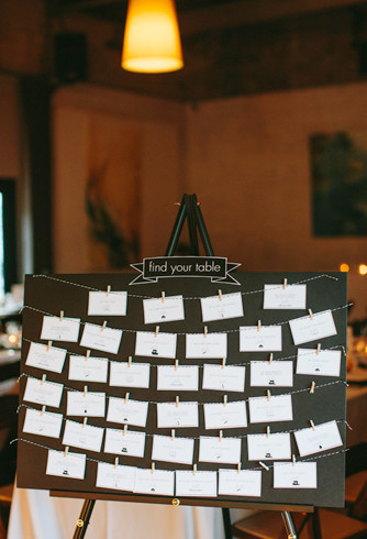 Escort Cards Wedding Inspiration