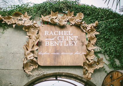 Vintage Austin Wedding Signage Inspiration