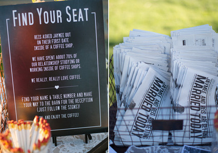 Escort Cards Wedding Inspiration