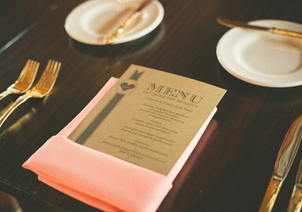 Menu Wedding Inspiration