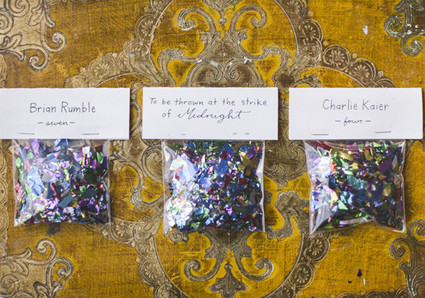 Sparkler Escort Cards