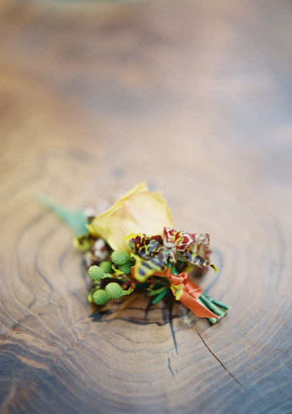 Rustic Fall boutonniere Inspiration