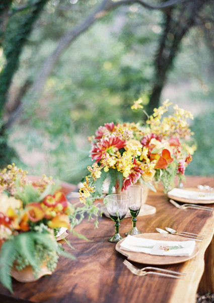 Rustic Fall tablescape