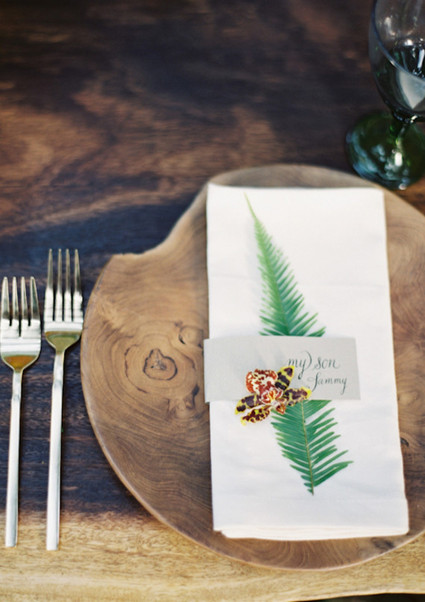 Rustic Fall place setting Inspiration