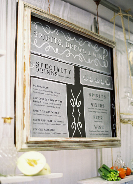 Bar Menu Inspiration