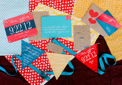 Vintage Mexican Fiesta Inspired Wedding Invitation