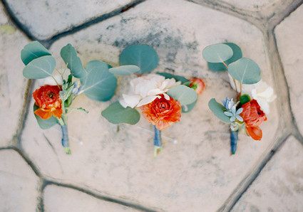 Napa Valley Wedding Boutonnieres Inspiration