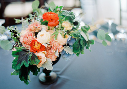 Colorful wedding flowers
