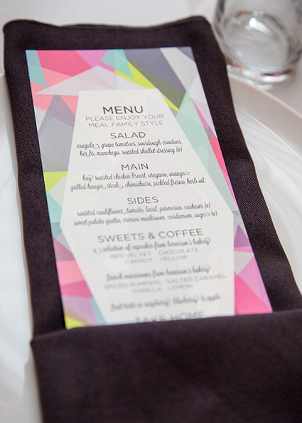 Menu Wedding Inspiration