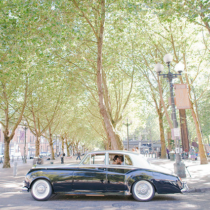 Getaway Car Wedding Transportation Inspiration