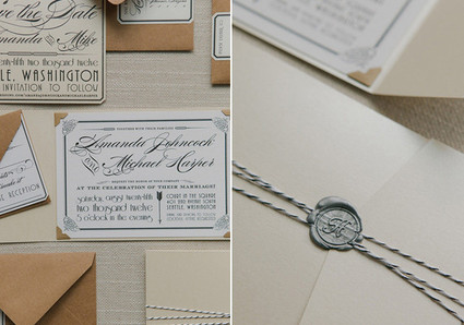 Vintage Glam Seattle Wedding