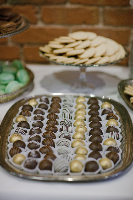 Vintage Glam Seattle Wedding Dessert