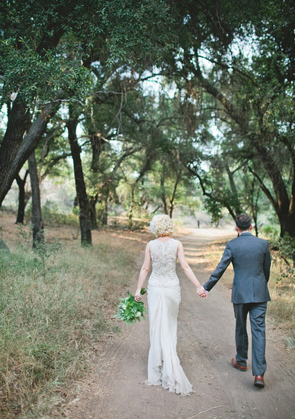 Vintage Woodland California Wedding