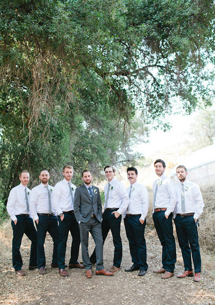 Vintage Woodland California Groomsmen Inspiration
