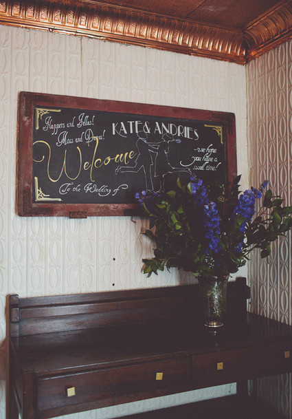 Speakeasy themed Brooklyn wedding Wedding Inspiration