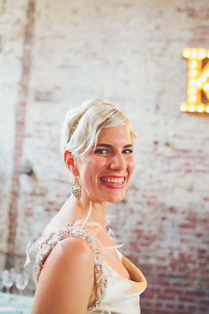 Speakeasy themed Brooklyn wedding Wedding Inspiration