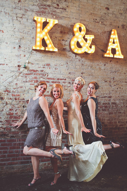 Speakeasy themed Brooklyn wedding Wedding Inspiration
