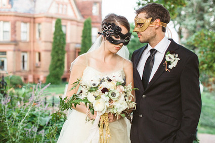 Halloween masquerade wedding inspiration Wedding Inspiration