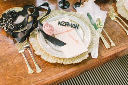 Halloween masquerade wedding inspiration Wedding Inspiration