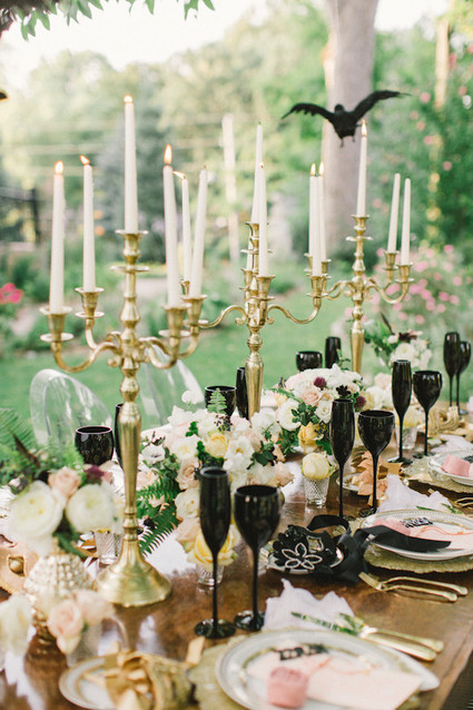 Halloween masquerade wedding inspiration Wedding Inspiration