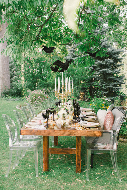 Halloween masquerade wedding inspiration Wedding Inspiration