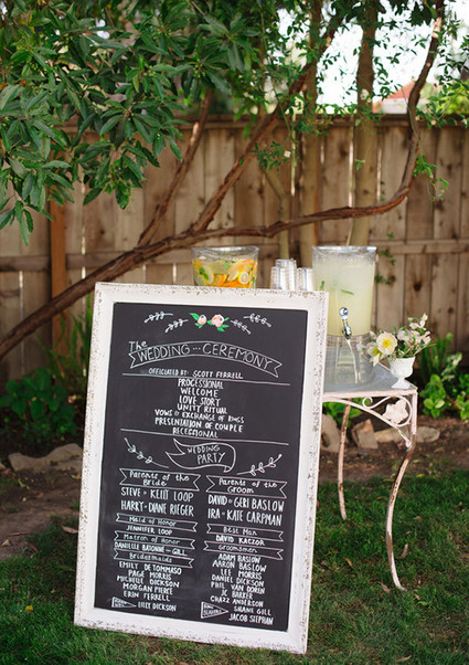 Chalkboard Wedding Inspiration