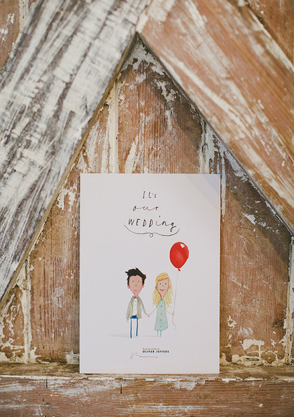 Whimsical Australian Wedding Invitation