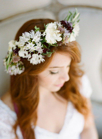 Flower Crown Wedding Inspiration