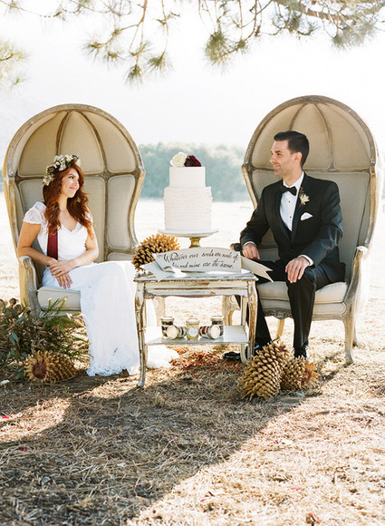 Rustic winter wedding inspiration Wedding Inspiration
