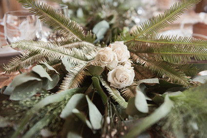 White and green flowers