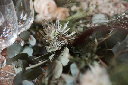 White and green flowers