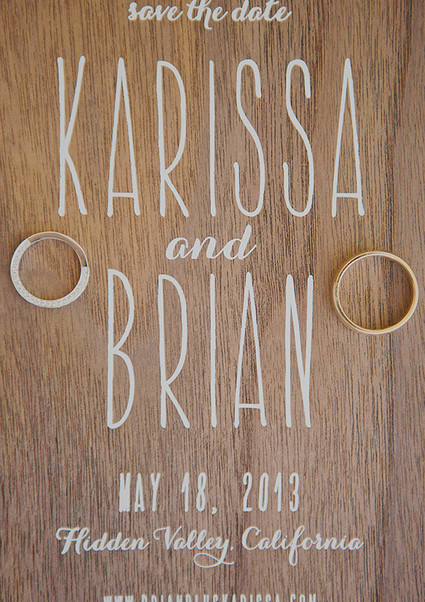 Wood Invitations Inspiration