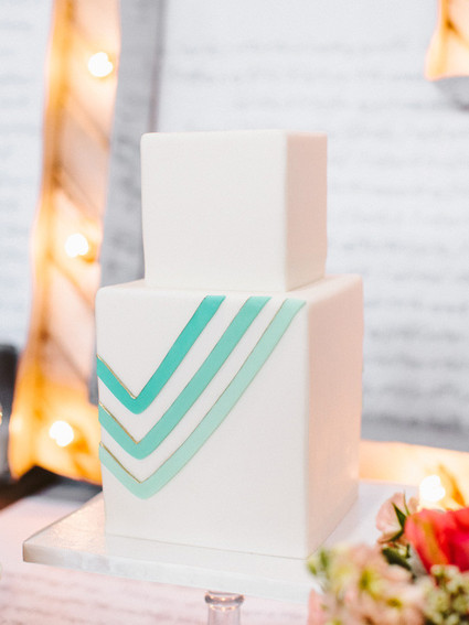 Whimsical Smog Shoppe Wedding Cake
